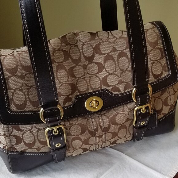 Coach Signature "Hampton" Weekender - Like New Condition (LNC) - Picture 13 of 16